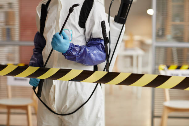 Professional Biohazard technician working in Newark, AR